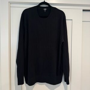 Uniqlo Cashmere Men's Black Sweater Size XL